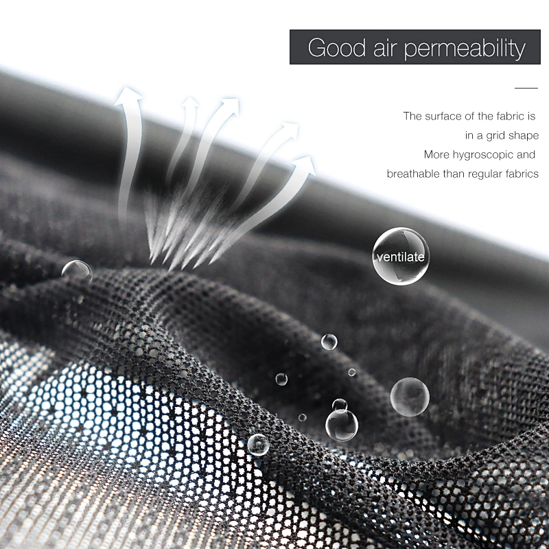 Jacquard hollowed out mesh fabric
