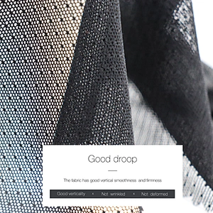 Jacquard hollowed out mesh fabric