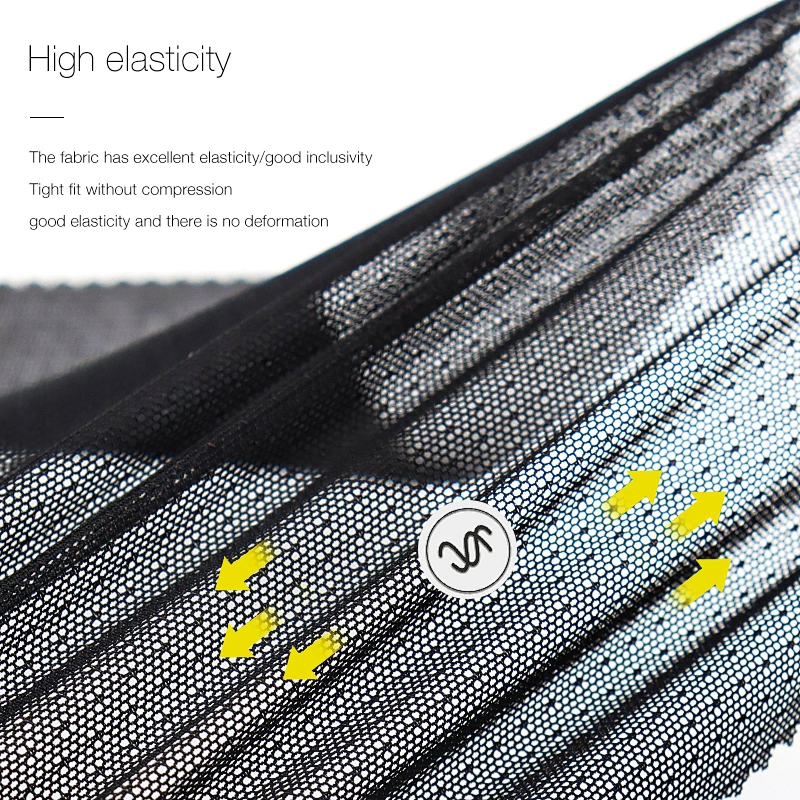 Jacquard hollowed out mesh fabric
